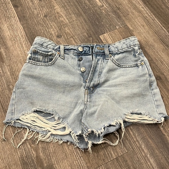 Wild Fable Distressed Denim Jean Shorts - Picture 1 of 3